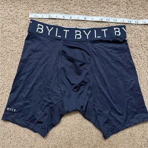 Bylt Men's Navy Boxer Briefs